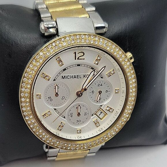 Michael Kors Parker MK5626 Women Stainless Steel Analog Dial Quartz Watch AM446 - Picture 4 of 11